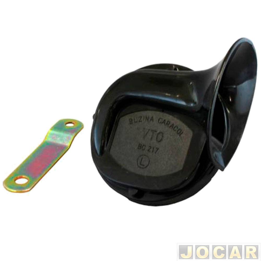 Buzina automotiva - VTO Automotivos - Linha Peugeot 206/405 - Citroën Picasso/C5/ZX/Xantia - importada modelo caracol - 12V - 2 terminais - cada (u...
