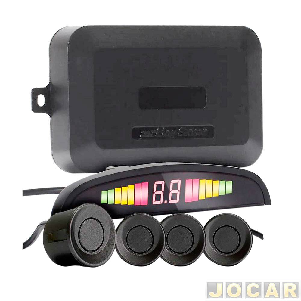 Parking Sensor Carro com sensor de estacionamento LED de backup