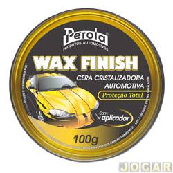 Cera - Prola - cristalizadora-Wax Finish-com aplicador grtis-100gr - cada (unidade) - 050501