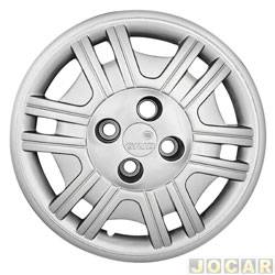 Calota aro 14 Fiat - Grid - <b>Fiat Palio Hatch 1.8R Flex 4P de 2005 at 2007</b> - Palio 2004 at 2007 - cubo baixo - cada (unidade) - 110CB-PTA-U