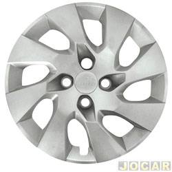 Calota aro 13 Chevrolet - Grid - Onix/Prisma/Classic 2014 em diante - cubo baixo - cada (unidade) - 140CB-PTA-U