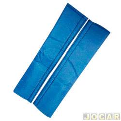 Protetor do cinto de segurança - Dricar - almofada - azul - par - 2620