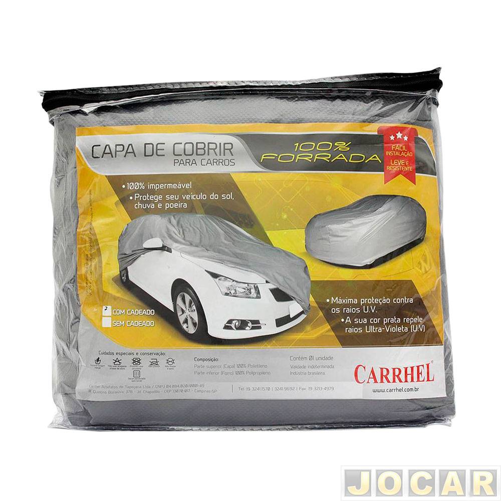 Capa Cobrir Carro Chevrolet Onix Forrada e 100% Impermeável