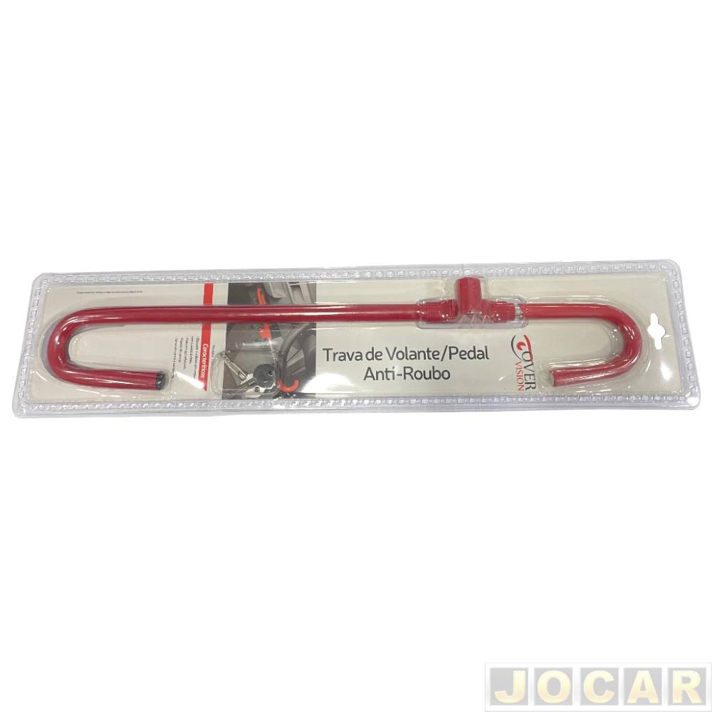 Trava de segurança - pedal e volante - universal sem algema - distancia de 70cm - cada (unidade)