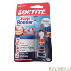 Cola - Loctite - Super Bonder Power Flex gel - 2 gramas - prata - cada (unidade) - 707167