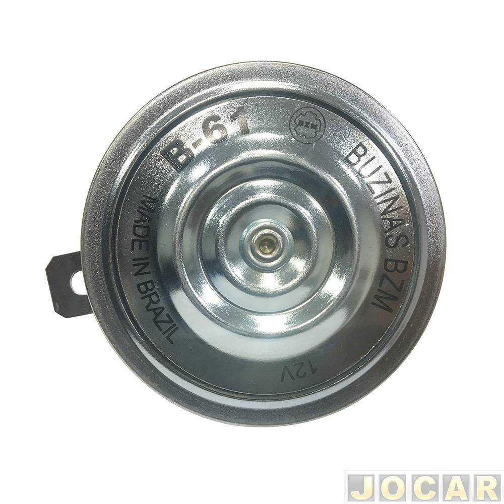Buzina automotiva - BZM - modelo paquerinha (bi-bi) - 12V - 97mm - cada (unidade) - B61