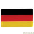 Emblema universal - Emblemax - Bandeiras - Alemanha - resinado - 45x27mm - kit c/4 - cada (unidade) - RP0404
