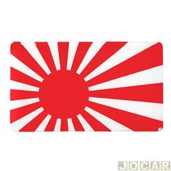 Emblema universal - Emblemax - Bandeiras - Japo - resinado - 80x54mm - cada (unidade) - R0406