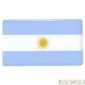 Emblema universal - Emblemax - Bandeiras - Argentina - resinado - 80x54mm - cada (unidade) - R0408