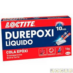 Durepoxi - Loctite - Líquida - extra forte - transparente - cola epóxi - 16g - cada (unidade) - 707493