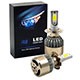 Kit lmpada LED do farol - R8 - Ford Ranger Cabine Simples XLT 4X2 2.5 Turbo-IC diesel de 2000 at 2000 - HB3 - 12V - 6500k - 3000 lumens - farol principal - kit - HB36500K