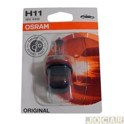 Lmpada do farol principal - Osram - H11 - 12V - 55W - 3200K - Standard - cada (unidade) - 64211-H11-STD