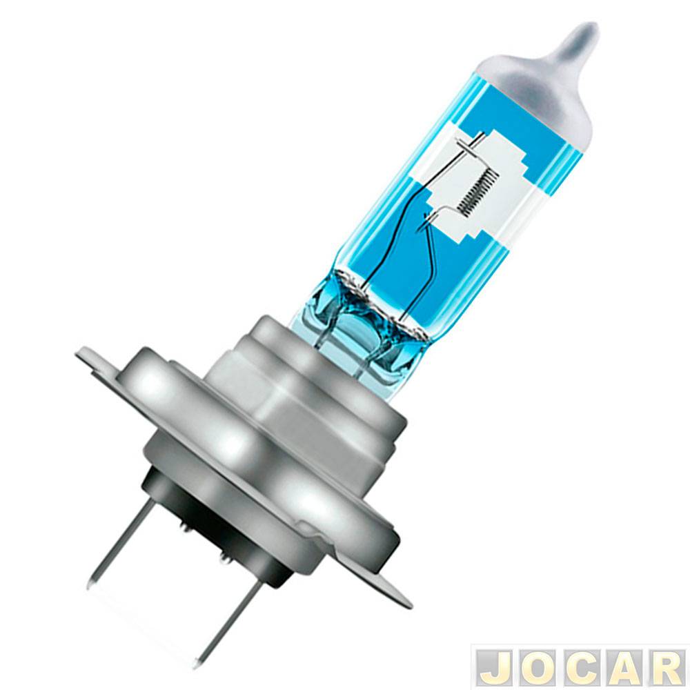 Lâmpada do farol principal - Osram - H7 - 12V - 55W - 3800K - Night Breaker - Laser 150% + luz - cada (unidade) - 64210NL-H7 Blister 1