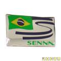 Emblema da grade - alternativo - Bandeira Brasil/Senna - cada (unidade)