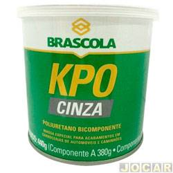 Massa KPO - Brascola - com catalizador - 440g - cinza - cada (unidade)
