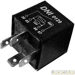 Relé auxiliar - DNI - bomba elétrica com resistor 4 terminais sem suporte 40A - cada (unidade) - 0129