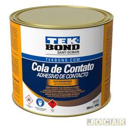 Cola - Tekbond - para borracha - lata média 400g - cada (unidade) - 708536