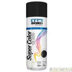 Tinta spray - Tekbond - preto fosco - 350ml/250g - cada (unidade) - 708542