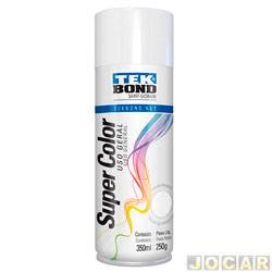 Tinta spray - Tekbond - branco brilhante - 350ml/250g - cada (unidade) - 708544