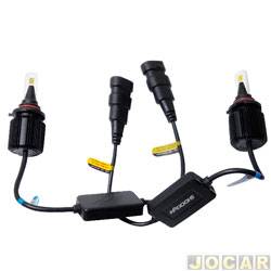 Kit lmpada LED do farol - Shocklight - HB3 - Dual Color - 4000 Lumens - kit - SL-DC19005