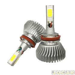 Kit lmpada LED do farol - Shocklight - H11 - 3D - 12V - 50W - 6000K - 4500 lmens - kit - SLL20011