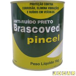Massa anti-ruído - Brascoved Pincel - preto - cada (unidade)