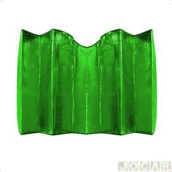 Para-sol do para-brisa - importado - dobrável verde aluminizado - cada (unidade) - SOL-VD