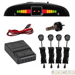 Sensor de estacionamento - Roadstar - Preto fosco - cada (unidade) - 709031