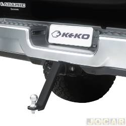 Engate para reboque - Keko - RAM 2500 2016 em diante - ponteira - preto - cada (unidade) - K019PR
