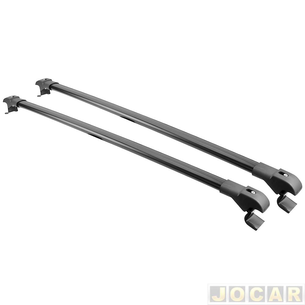 Travessa para rack de teto longitudinal - Projecar - universal slim - preto - par - TS-2005