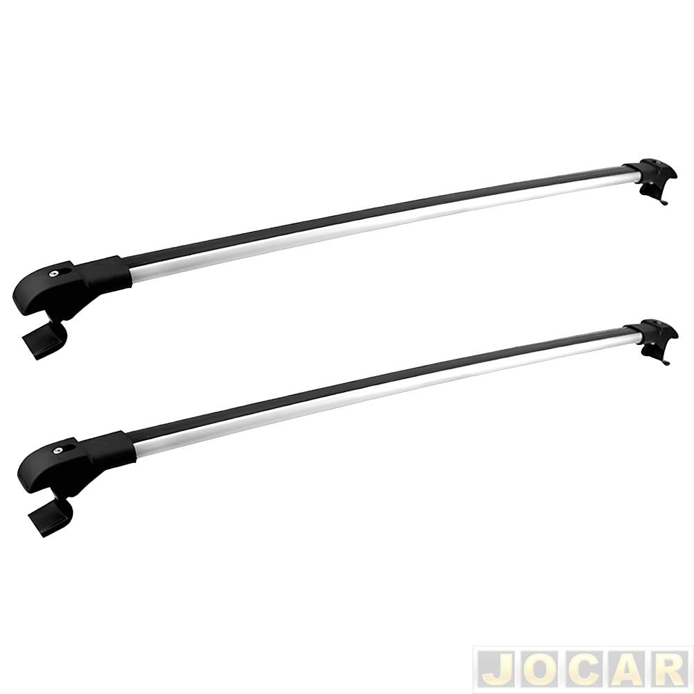 Travessa para rack de teto longitudinal - Projecar - universal slim - prata - par - TS-2006