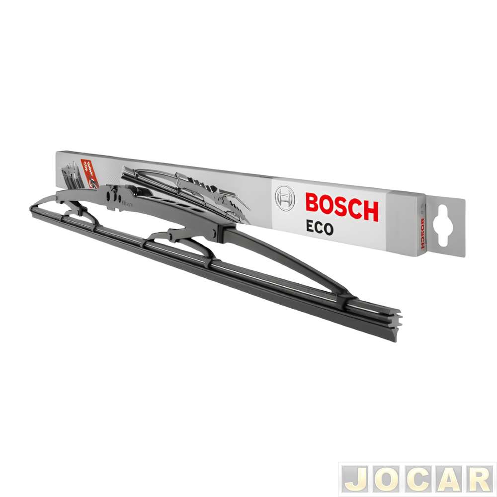 Palheta do limpador do para-brisa - Bosch - Fox/SpaceFox/CrossFox 2003 até 2014 - 15 - 380mm - Eco - dianteira lado do passageiro e traseira - cada...