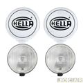 Kit de farol de milha - Hella - 500 Fog Lamp - com lmpadas H3 - 12V - 55W - redondo - par - 1N4005750971