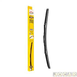 Palheta do limpador do para-brisa - Dyna - <b>Jeep Renegade Custom PCD 4X2 1.8 16V cmbio automtico Flex de 2017 at 2018</b> - EcoSport 2017 at 2021 - Grand Cherokee 2012 em diante - 22 - 550mm - hbrida - cada (unidade) - H622