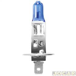 Lmpada do farol principal - Shocklight - <b>Ford Fiesta Hatch CLX 1.3 mpi 4P de 1996 at 1998</b> - H1 - 55W - super branca - <b>farol principal ou farol de milha</b> - cada (unidade) - 709883