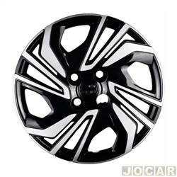 Calota aro 15 Chevrolet - Grid - Chevrolet Onix Hatch RS 1.0 Turbo 12V cmbio automtico Flex 4P de 2021 em diante - Onix/Onix Plus 2020 em diante - cada (unidade) - 380CP-PBP-U