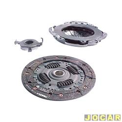 Kit de embreagem - LUK - <b>Fiat Palio Weekend ELX Fire 1.3 mpi 16V de 2000 at 2000</b> - Dobl 1.3 2001 at 2006 - Idea 1.4 2005 at 2010 - Palio/Weekend/Siena 1.3/1.4 2000 em diante - jogo - 619301500