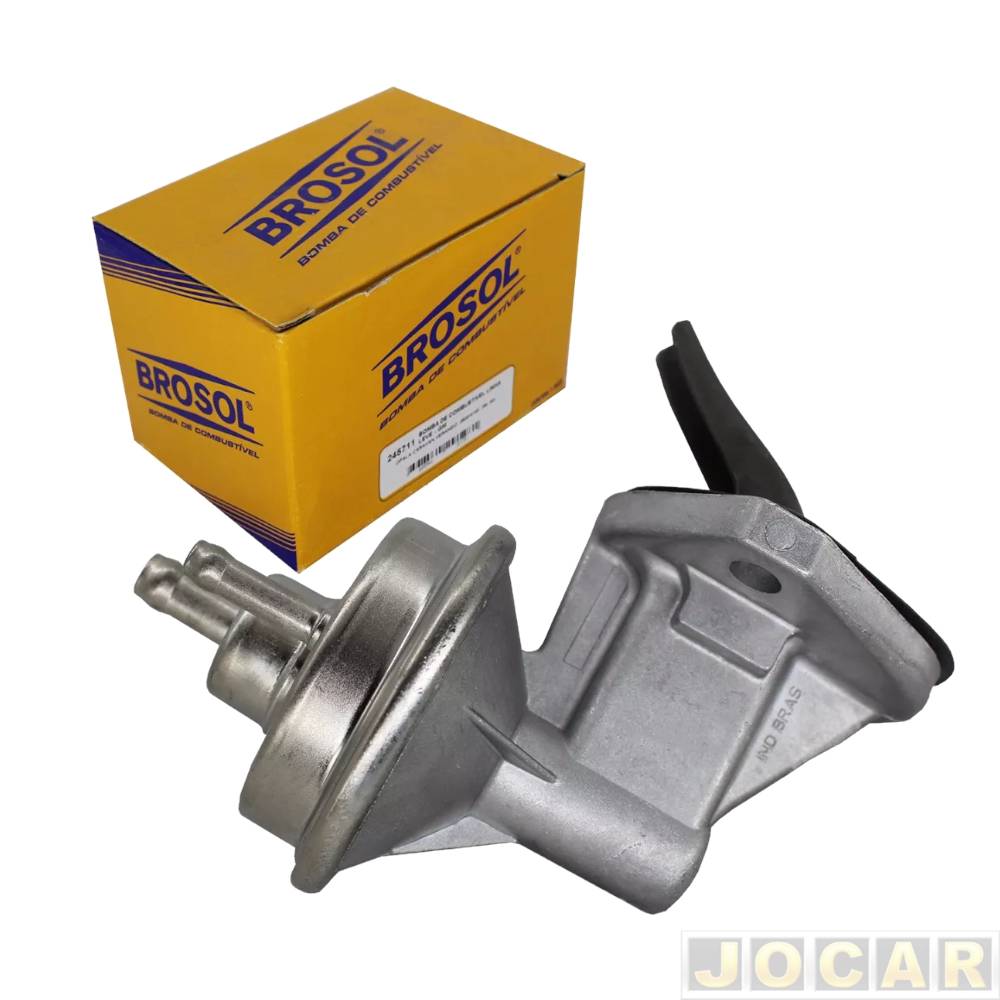 Bomba de combustível mecânica - Brosol - Opala/Caravan 2.5/4.1- Bonanza/Veraneio 85/93 4.1 - cada (unidade) - 245711