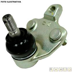 Piv da suspenso - Nakata - <b>Fiat Palio Hatch EX 1.0 mpi 4P de 1998 at 2000</b> - Palio/Siena 1997 at 2000 - exceto com embreagem Citymatic - inferior - lado do passageiro/motorista - cada (unidade) - N6026