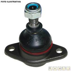 Piv da suspenso - Nakata - <b>Ford Ranger Cabine Simples XLS 4X2 2.8 Turbo-IC diesel de 2003 at 2006</b> - Ranger 1998 at 2006 - direo hidrulica - dianteiro e inferior - cada (unidade) - N2122