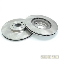 Disco de freio - TRW - <b>Fiat Marea Sedan ELX 2.0 mpi 20V 142CV de 1998 at 2000</b> - Marea 1998 at 2000 - ventilado - 4 furos - 284mm - dianteiro - par - RCDI01600
