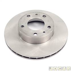 Disco de freio - TRW - <b>Fiat Ducato Van Combinato 2.8 JTD de 2005 at 2009</b> - Ducato 1998 at 2009 - Slido - aro 15 - par - 0187-0