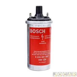 Bobina de ignição - Bosch - 147/Oggi/Panorama/Spazio 1977 até 1986 - Opala/Caravan 1974 até 1992 - cada (unidade) - 9220081067