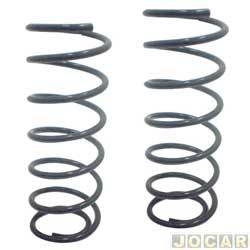 Mola de suspenso - Fama (antiga Aliperti) - <b>Chevrolet Astra Hatch GL 1.8 MPFI 2P de 1998 at 2001</b> - Astra hatch/sedan 1999 at 2011 - Vectra 2006 at 2011 - Vectra GT 2006 at 2011 exceto GT-X - traseiro - par - AL-197