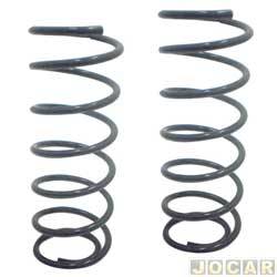 Mola de suspenso - Fama (antiga Aliperti) - <b>Ford Ka Action 1.6 mpi de 2002 at 2007</b> - Ka 2000 at 2007 - traseiro - par - AL-098