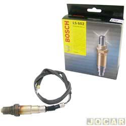 Sensor lambda - Bosch - Fox 1.6 2003 at 2014 - Golf 1.6 1999 at 2014 - ps catalisador - flex planar - 4 fios - cada (unidade) - 0258986602