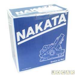 Bomba de leo - Nakata - <b>Volkswagen Gol CL 1.8 de 1989 at 1990</b> - Gol/Parati/Saveiro 1.6 1.8 1984 at 1989  - Passat 1984 at 1988 - Santana/Quantum 1.8 1985 at 1989 - cada (unidade) - NKBO-720