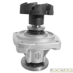 Bomba d'gua - Nakata - <b>Fiat Uno 1.6 mpi 2P de 1993 at 1996</b> - Uno/Prmio/Elba 1987 at 1995 - argentino 1.5/1.6 com ar condicionado - cada (unidade) - NKBA01752