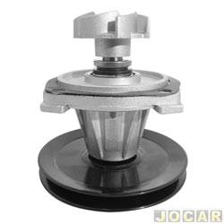 Bomba d'gua - Nakata - <b>Fiat Uno 1.6 mpi 2P de 1993 at 1996</b> - Uno/Prmio/Elba 1990 at 1995 - argentino 1.6 sem ar condicionado - cada (unidade) - NKBA01757