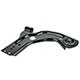 Bandeja da suspenso - Grazzimetal - Ford Fiesta Hatch GL Class 1.0 mpi 4P de 1999 at 2002 - Fiesta 2000 at 2002 - com bucha - com DM - dianteiro - lado do motorista - cada (unidade) - FO3005GG